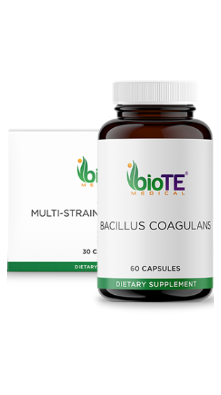 Probiotics: Biote<sup>®</sup> MULTI-STRAIN PROBIOTIC 20B & Biote<sup>®</sup> BACILLUS COAGULANS